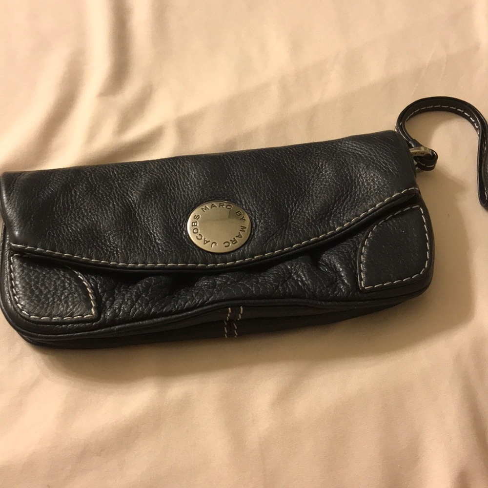 Marc Jacobs zip/fold over clutch